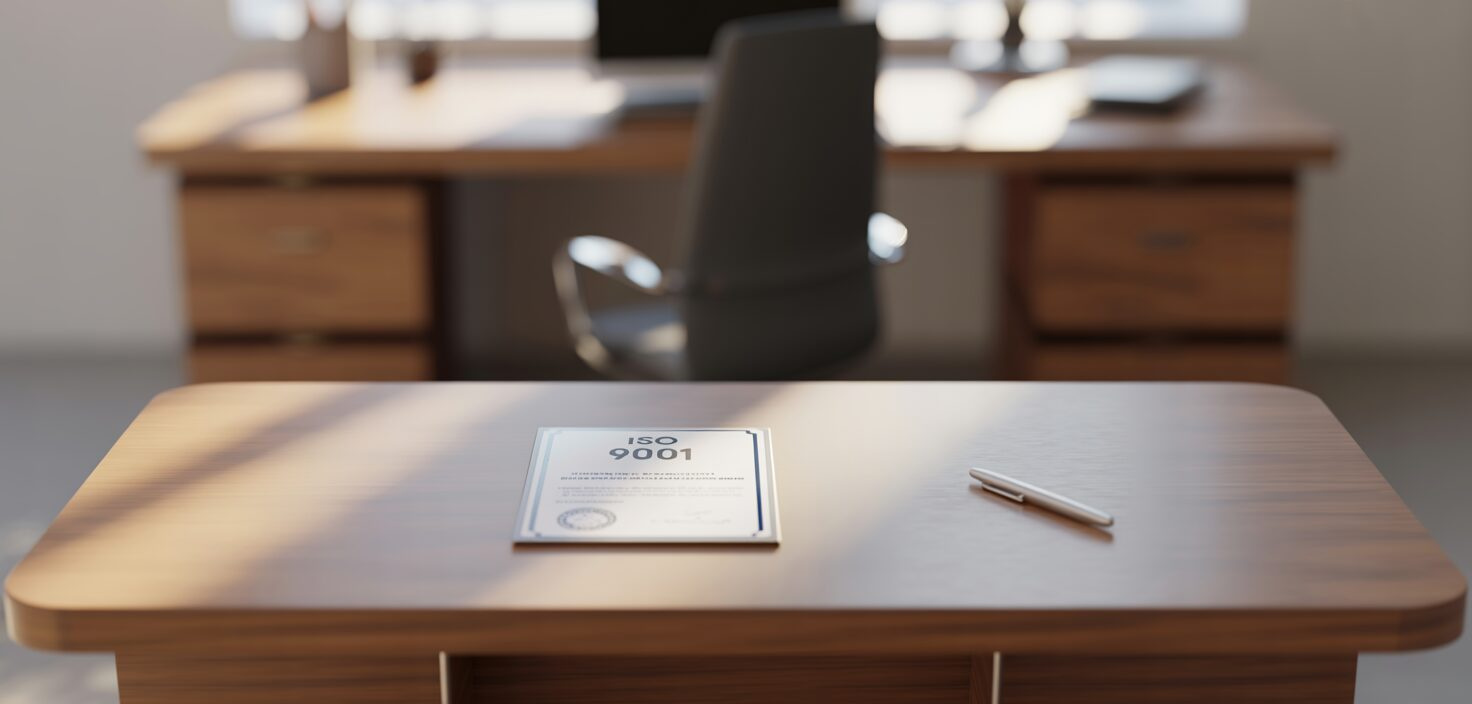 ISO 9001 certifierat städbolag som utför kontorsstädning.